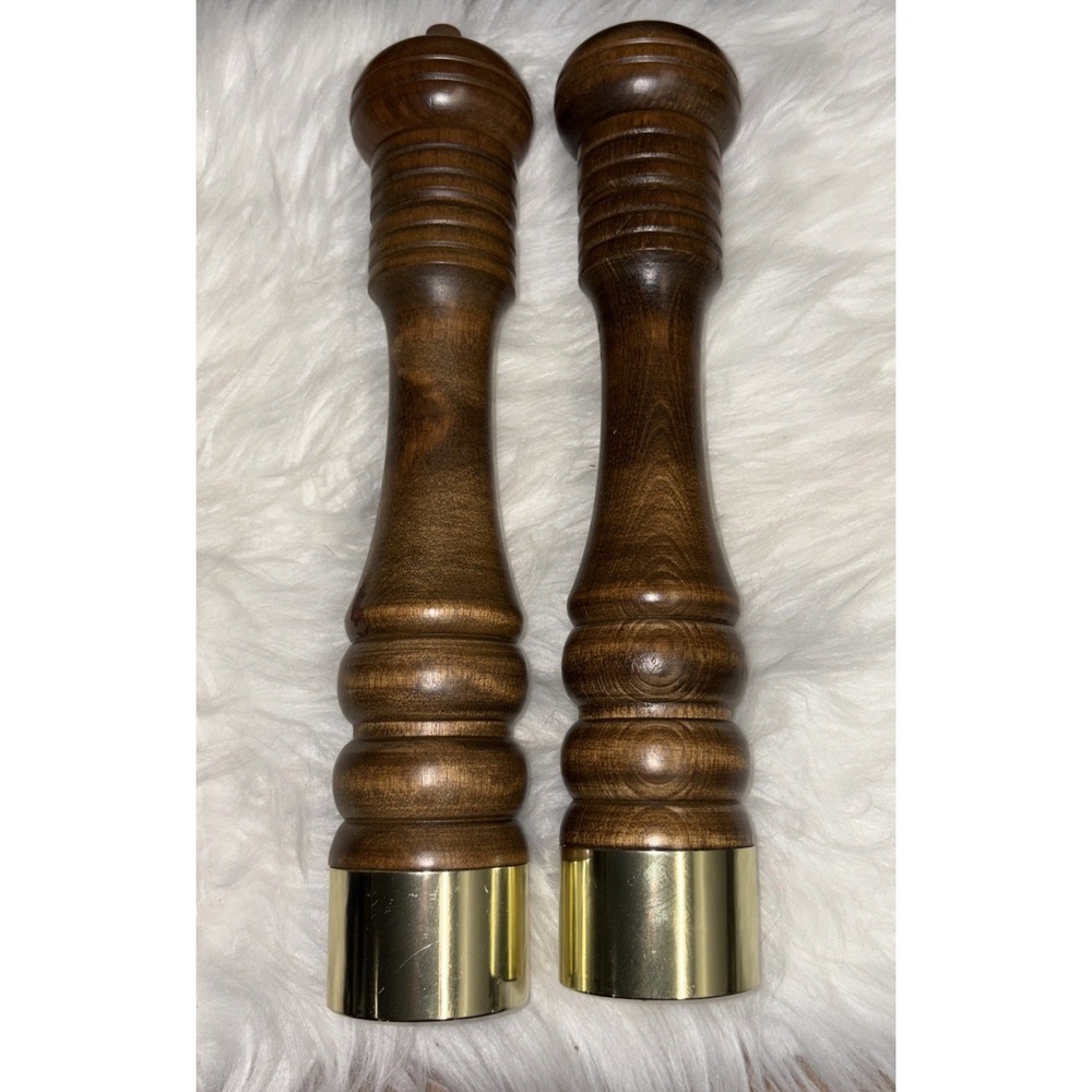 Nasco Mid Century Modern ‎ Salt And Pepper Mill Shaker Grinder Made In Japan